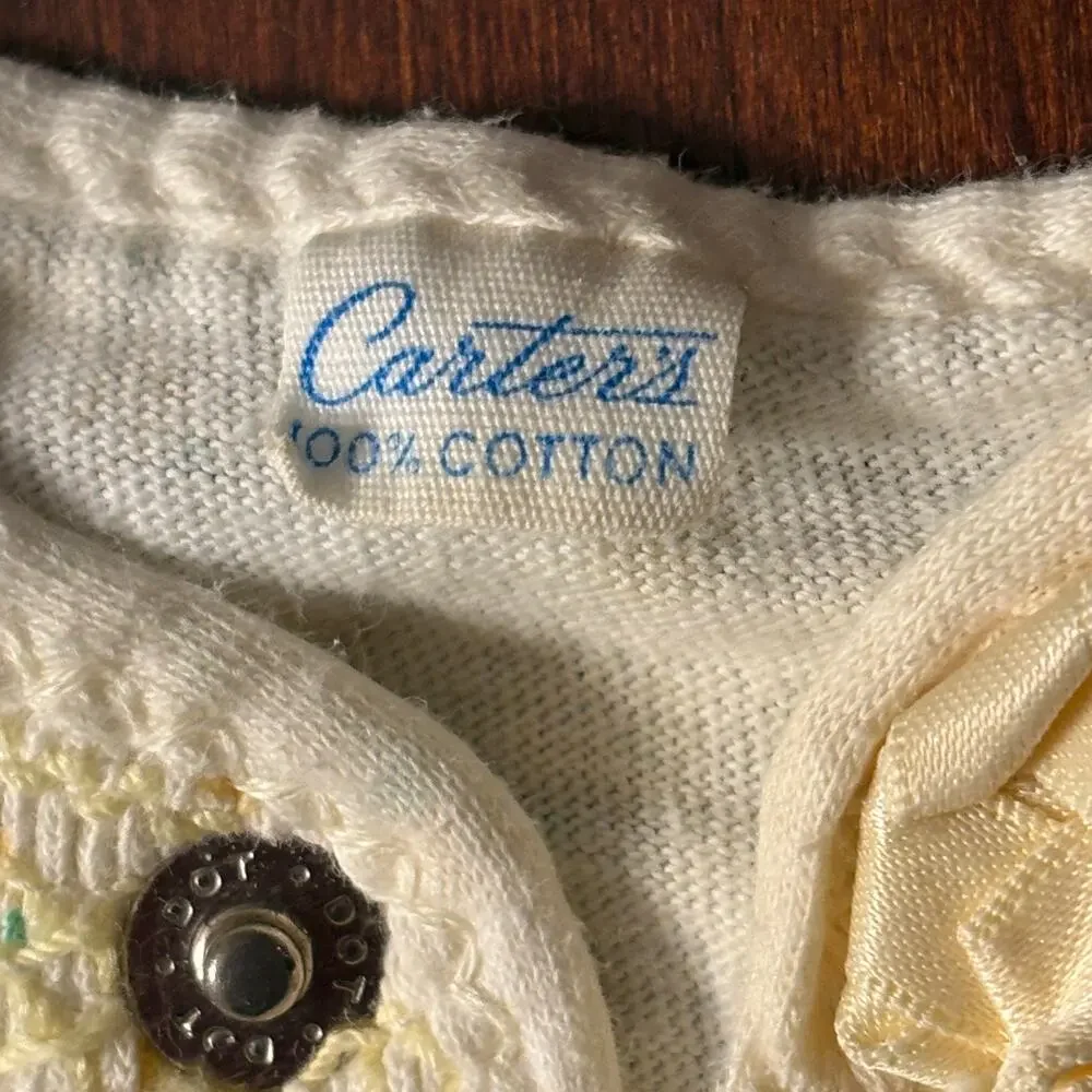 Vintage Carter's Cotton Baby Shirt Top Floral